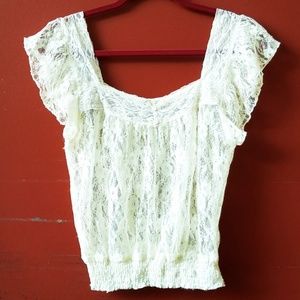 American Rag Lace Crop Top